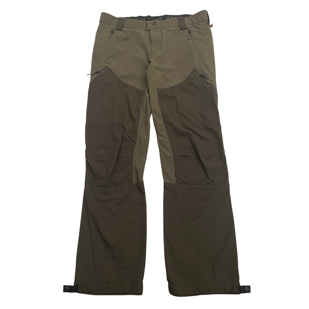 Beretta Muker GTX Pants Mens 36 Brown Hunting Breathable Waterproof Stretch